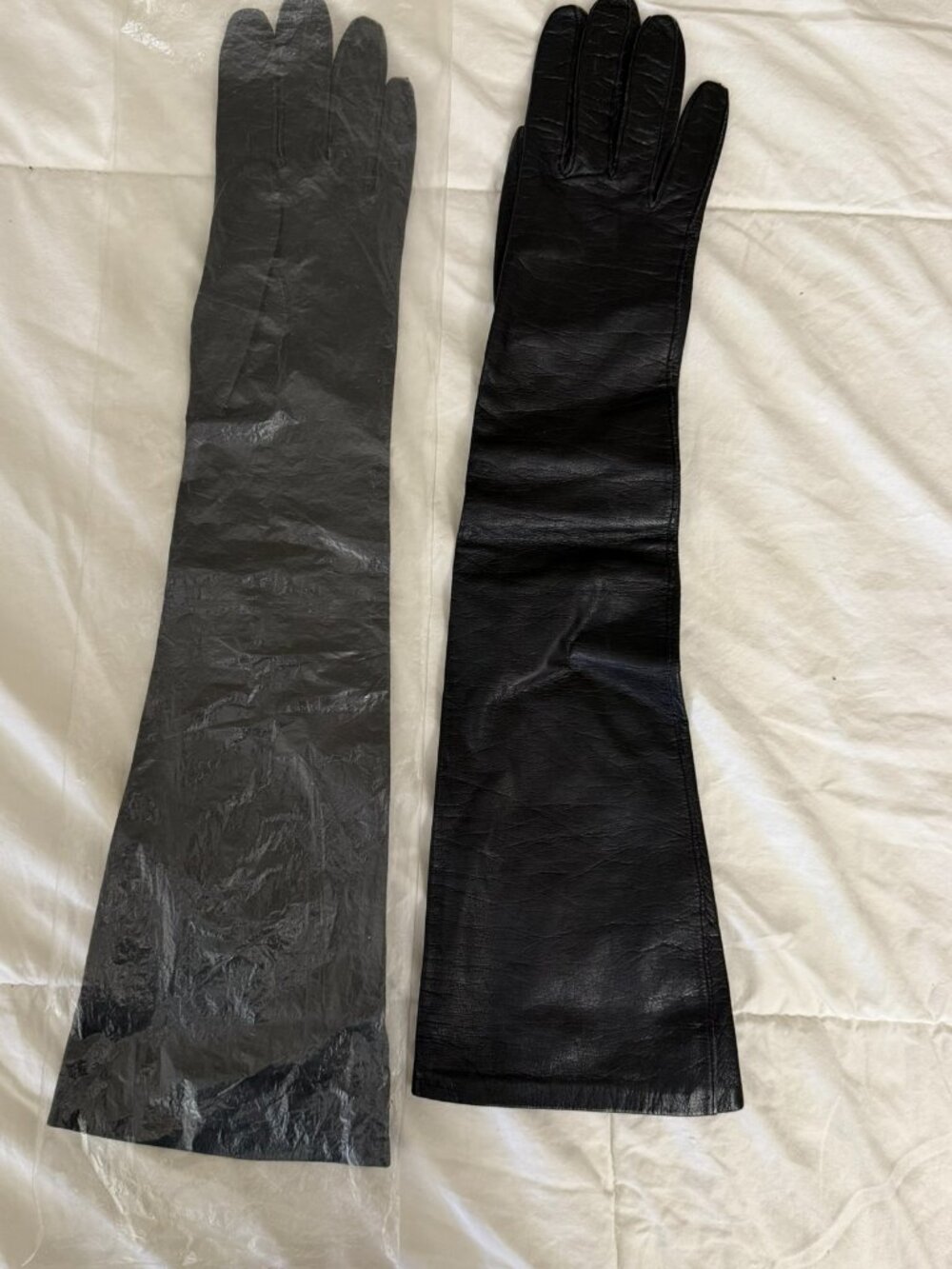 REAL KID Leather Opera Gloves Size 6 1/2